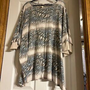 Animal print tunic